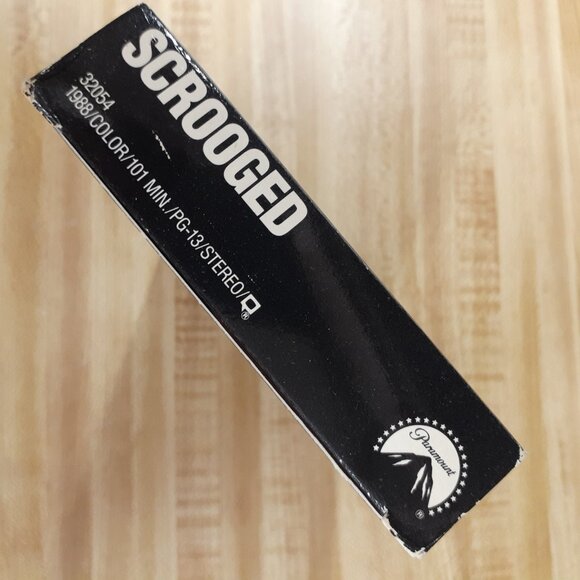 Scrooged 1988 VHS Richard Donner Bill Murray Carol Kane Christmas Carol Cult VTG - Picture 5 of 7